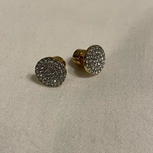 Michael Kors gold stud earrings